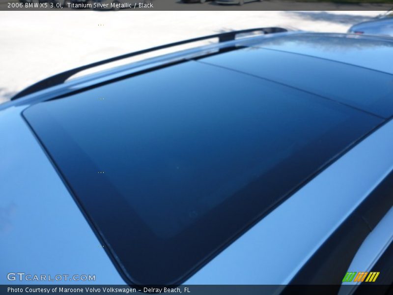 Titanium Silver Metallic / Black 2006 BMW X5 3.0i