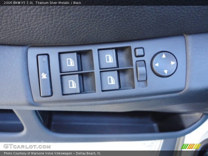 Titanium Silver Metallic / Black 2006 BMW X5 3.0i
