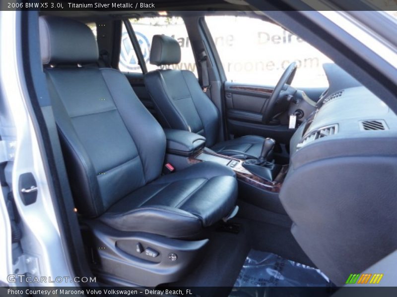 Titanium Silver Metallic / Black 2006 BMW X5 3.0i