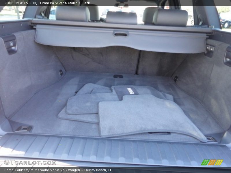 Titanium Silver Metallic / Black 2006 BMW X5 3.0i