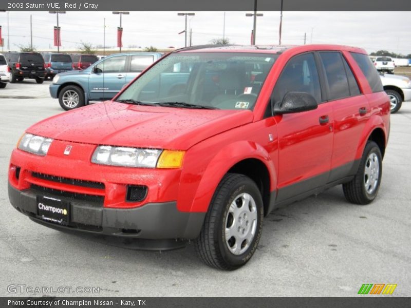 Red / Gray 2003 Saturn VUE