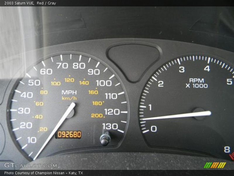 Red / Gray 2003 Saturn VUE