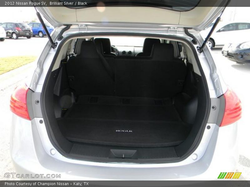 Brilliant Silver / Black 2012 Nissan Rogue SV
