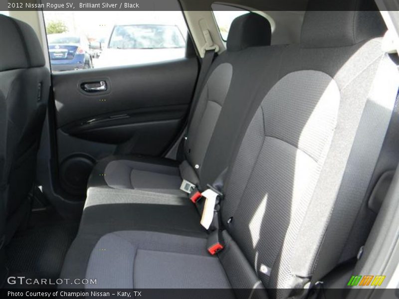Brilliant Silver / Black 2012 Nissan Rogue SV