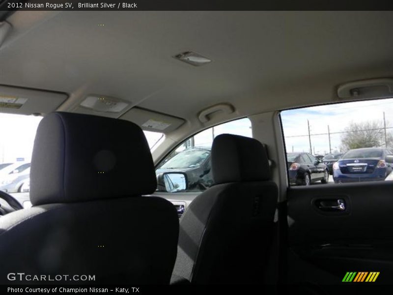 Brilliant Silver / Black 2012 Nissan Rogue SV
