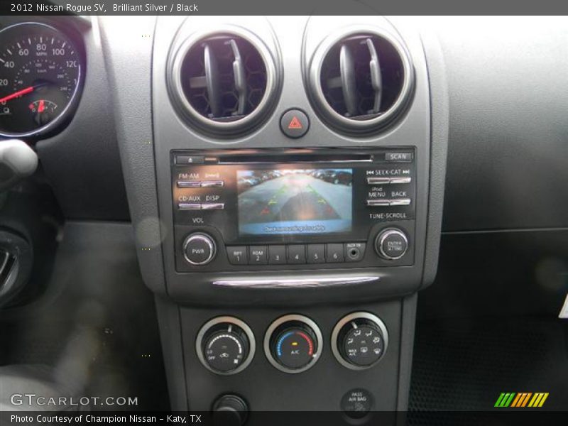 Brilliant Silver / Black 2012 Nissan Rogue SV