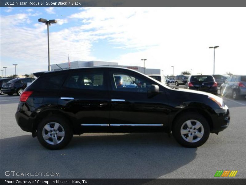 Super Black / Black 2012 Nissan Rogue S