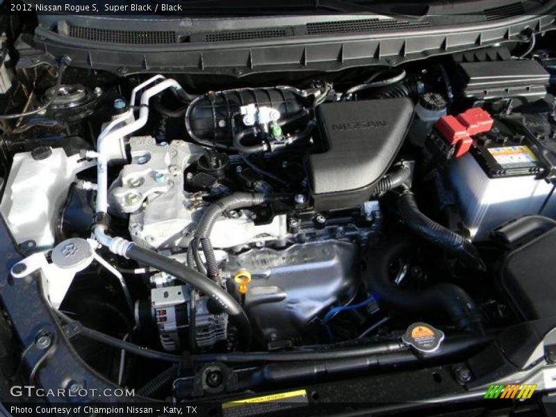 Super Black / Black 2012 Nissan Rogue S