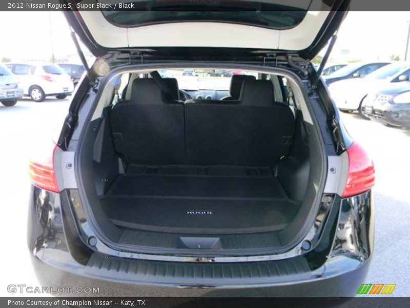 Super Black / Black 2012 Nissan Rogue S