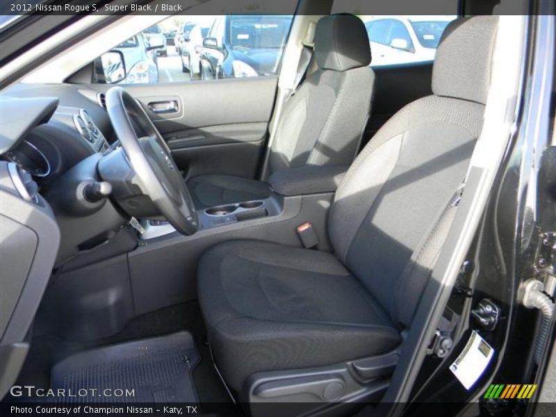 Super Black / Black 2012 Nissan Rogue S