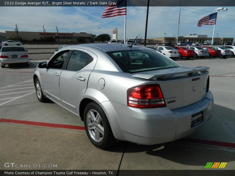 Bright Silver Metallic / Dark Slate Gray 2010 Dodge Avenger R/T