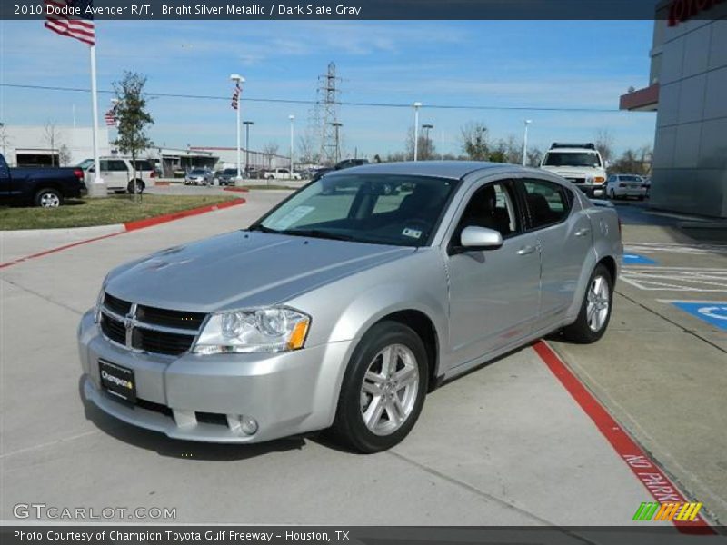 Bright Silver Metallic / Dark Slate Gray 2010 Dodge Avenger R/T