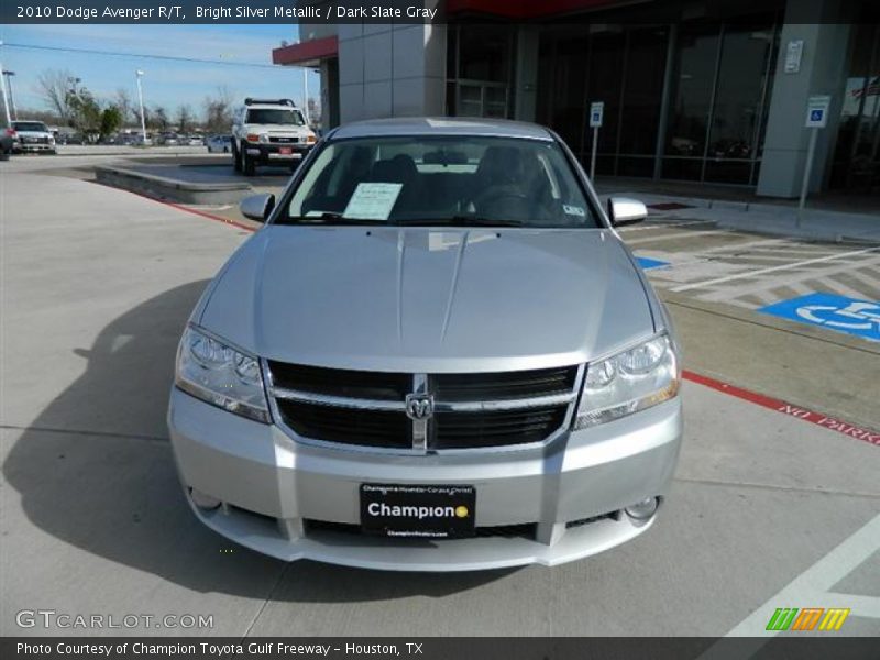 Bright Silver Metallic / Dark Slate Gray 2010 Dodge Avenger R/T