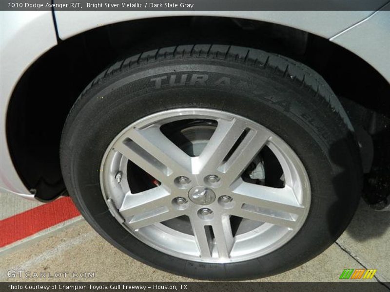 Bright Silver Metallic / Dark Slate Gray 2010 Dodge Avenger R/T