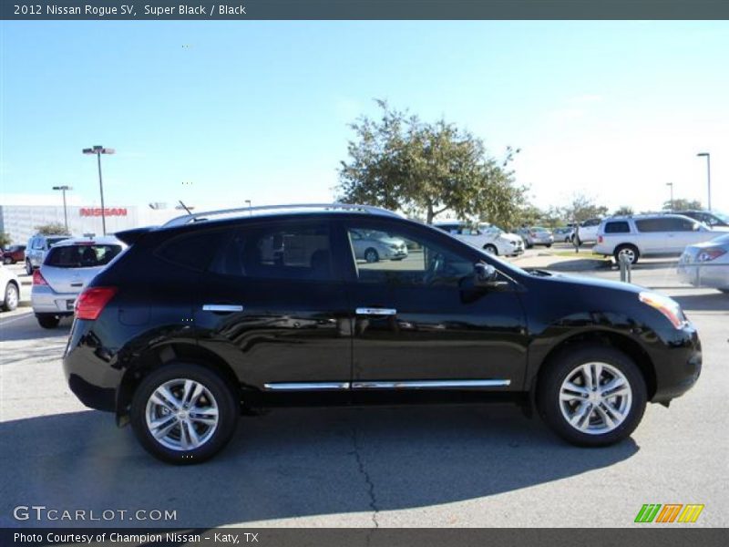 Super Black / Black 2012 Nissan Rogue SV