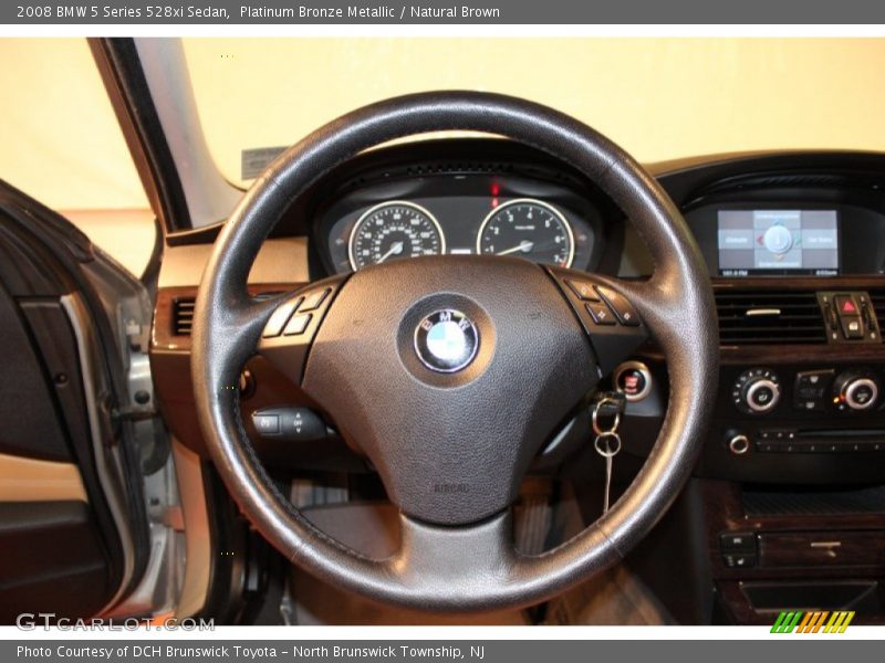 Platinum Bronze Metallic / Natural Brown 2008 BMW 5 Series 528xi Sedan