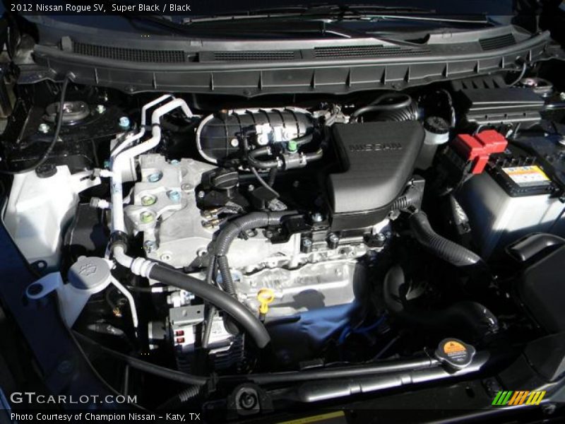 Super Black / Black 2012 Nissan Rogue SV