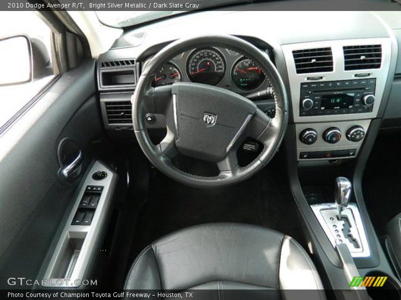 Bright Silver Metallic / Dark Slate Gray 2010 Dodge Avenger R/T