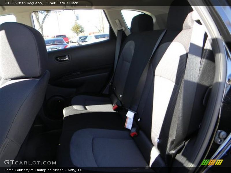 Super Black / Black 2012 Nissan Rogue SV