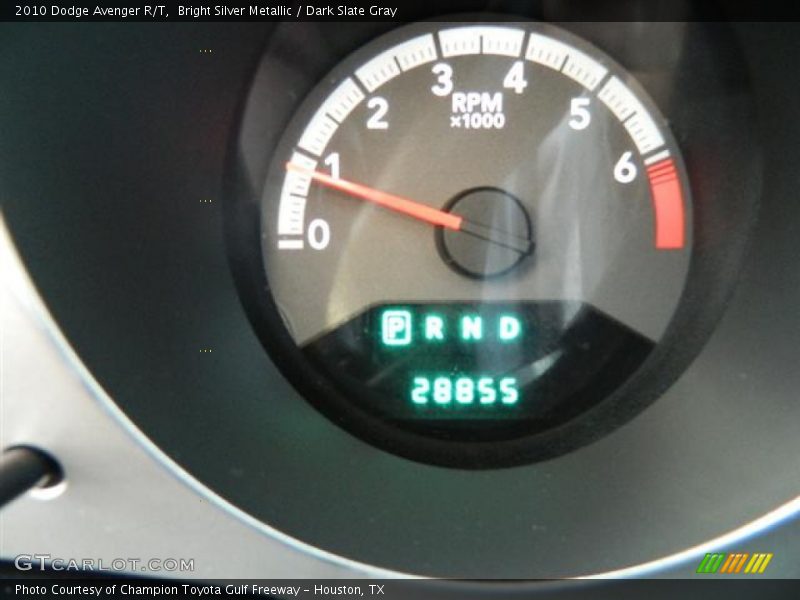 Bright Silver Metallic / Dark Slate Gray 2010 Dodge Avenger R/T