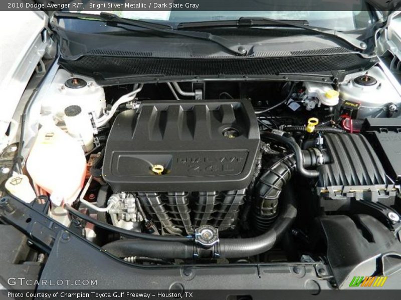 Bright Silver Metallic / Dark Slate Gray 2010 Dodge Avenger R/T