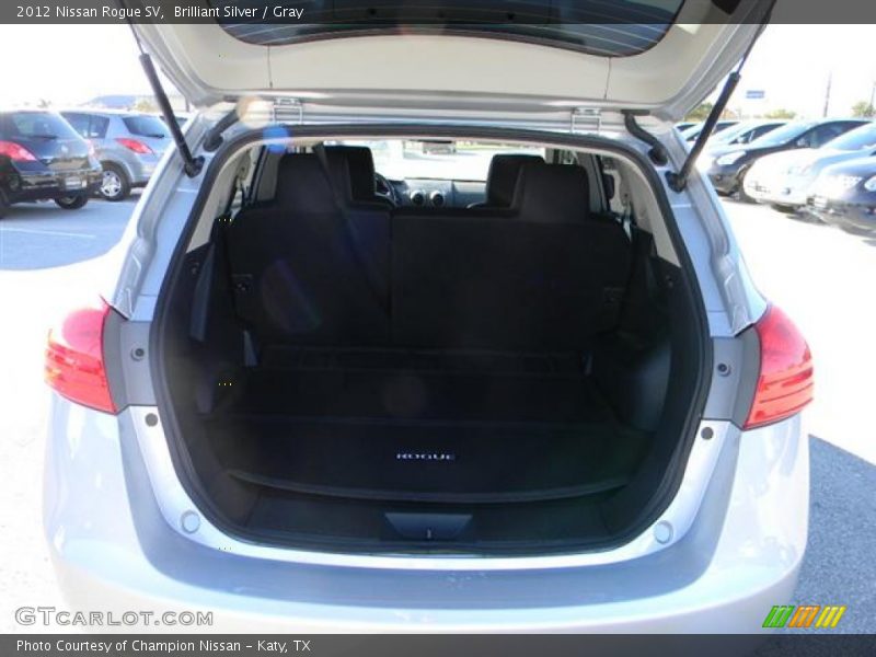 Brilliant Silver / Gray 2012 Nissan Rogue SV