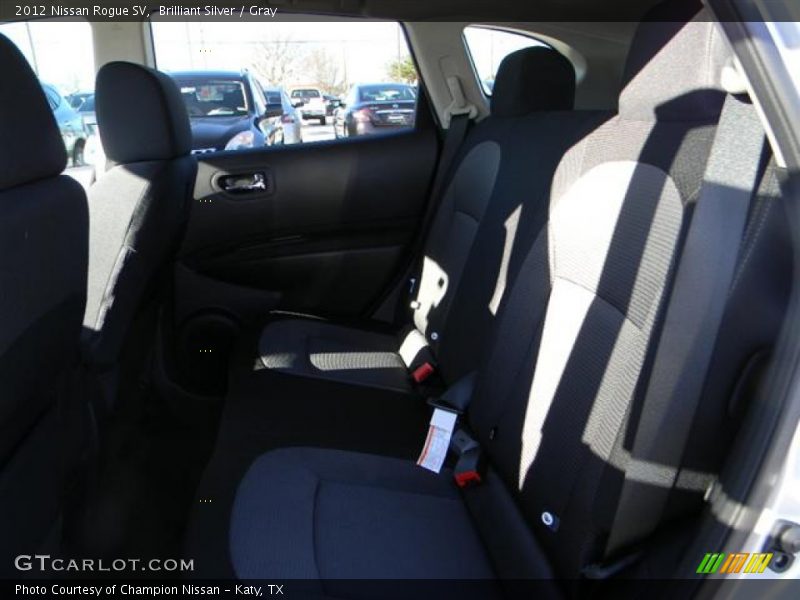 Brilliant Silver / Gray 2012 Nissan Rogue SV