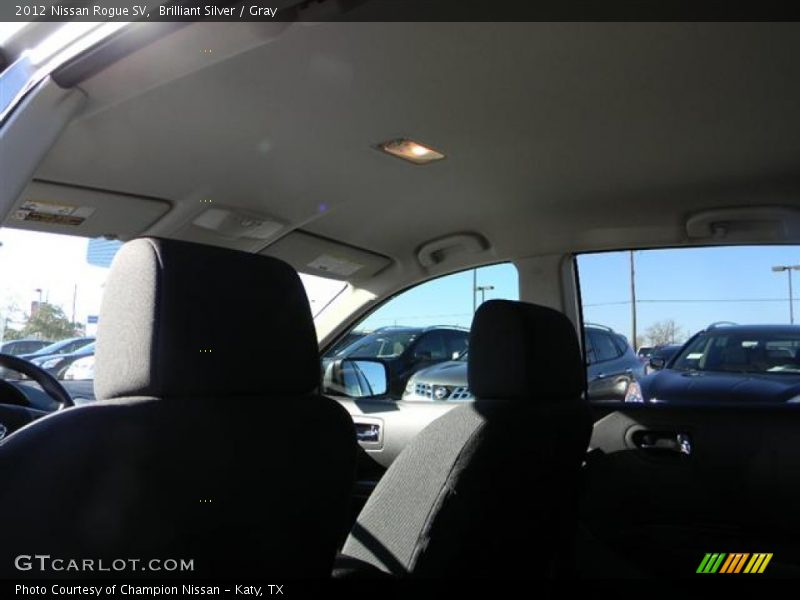 Brilliant Silver / Gray 2012 Nissan Rogue SV