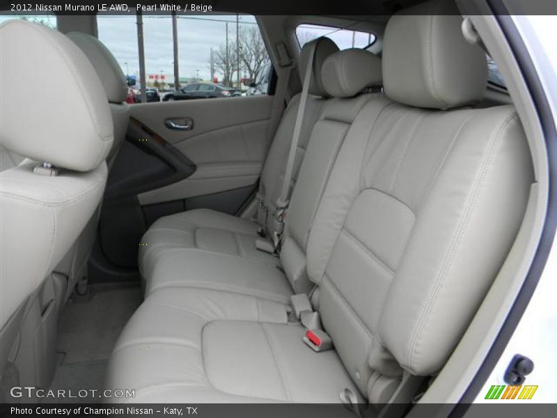  2012 Murano LE AWD Beige Interior