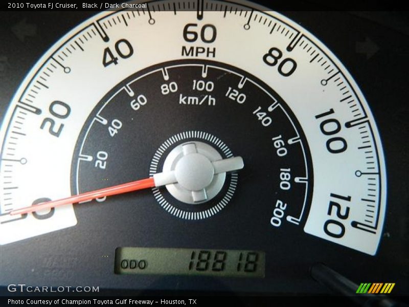 Black / Dark Charcoal 2010 Toyota FJ Cruiser