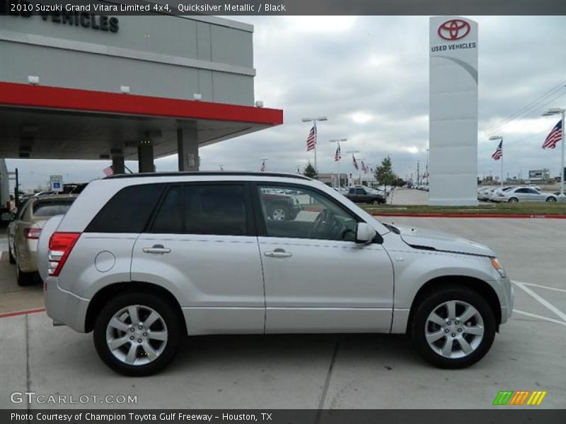Quicksilver Metallic / Black 2010 Suzuki Grand Vitara Limited 4x4