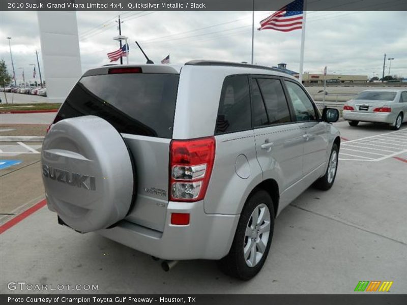Quicksilver Metallic / Black 2010 Suzuki Grand Vitara Limited 4x4