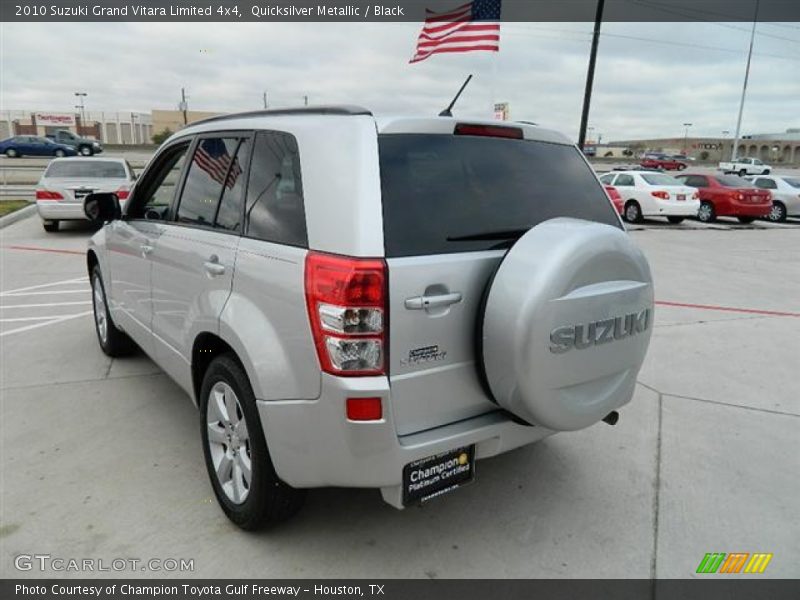 Quicksilver Metallic / Black 2010 Suzuki Grand Vitara Limited 4x4