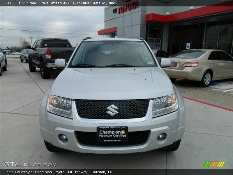 Quicksilver Metallic / Black 2010 Suzuki Grand Vitara Limited 4x4