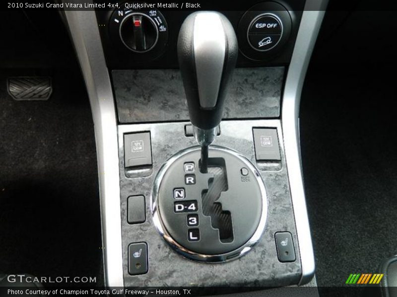  2010 Grand Vitara Limited 4x4 5 Speed Automatic Shifter
