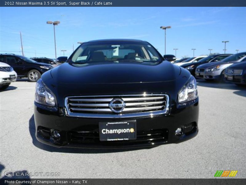 Super Black / Cafe Latte 2012 Nissan Maxima 3.5 SV Sport