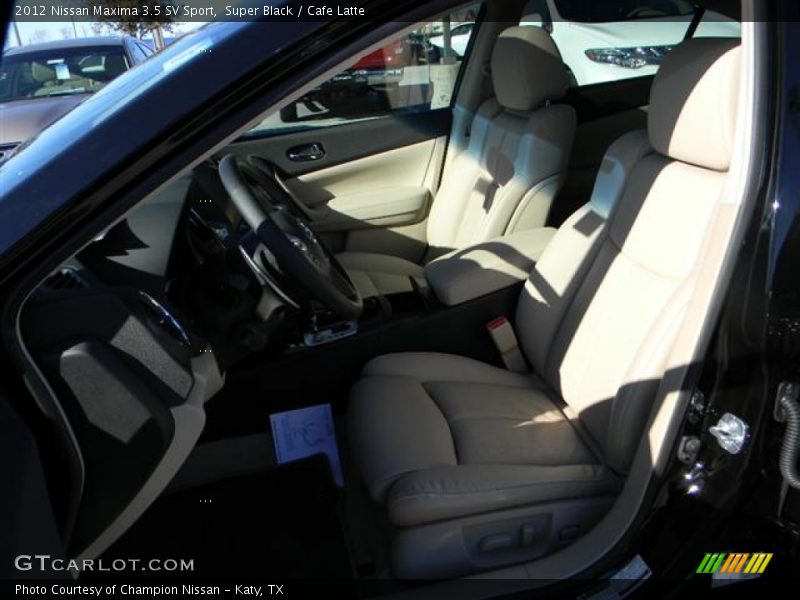 Super Black / Cafe Latte 2012 Nissan Maxima 3.5 SV Sport