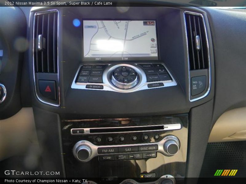 Super Black / Cafe Latte 2012 Nissan Maxima 3.5 SV Sport