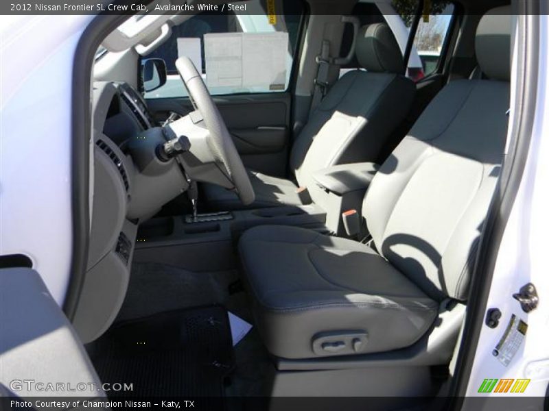 Avalanche White / Steel 2012 Nissan Frontier SL Crew Cab