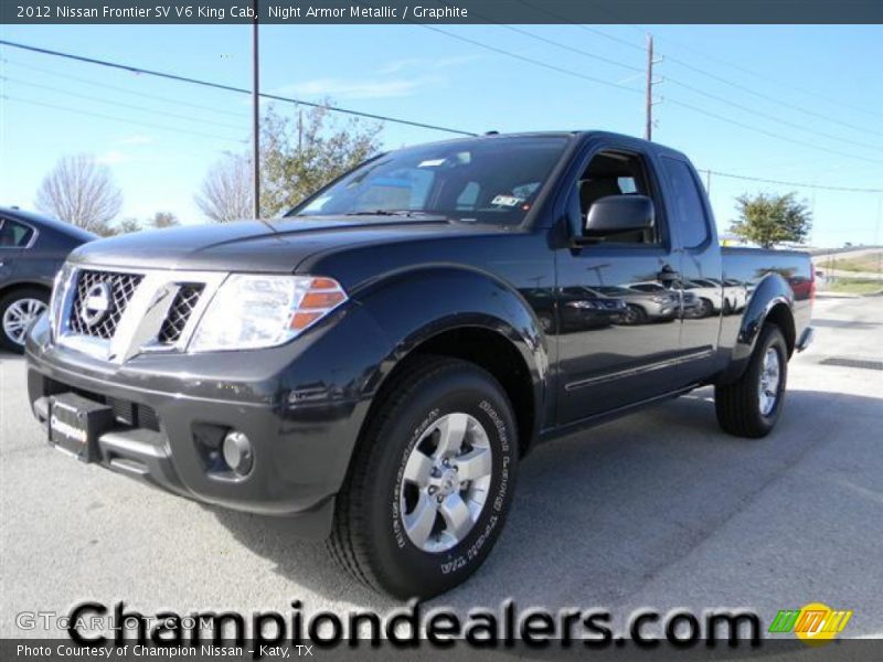 Night Armor Metallic / Graphite 2012 Nissan Frontier SV V6 King Cab