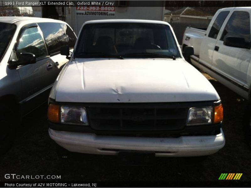 Oxford White / Grey 1993 Ford Ranger XLT Extended Cab