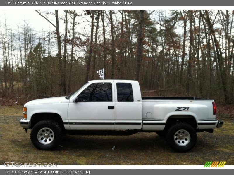  1995 C/K K1500 Silverado Z71 Extended Cab 4x4 White