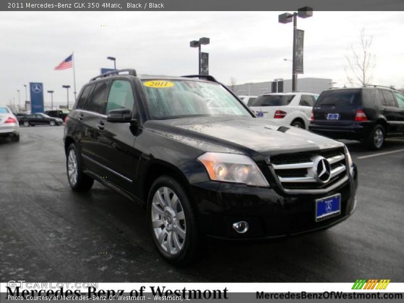 Black / Black 2011 Mercedes-Benz GLK 350 4Matic