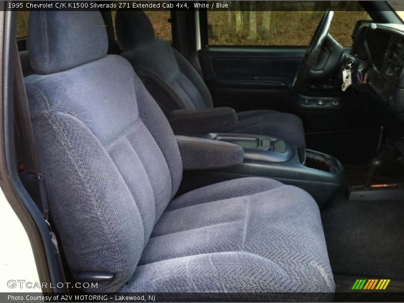 White / Blue 1995 Chevrolet C/K K1500 Silverado Z71 Extended Cab 4x4