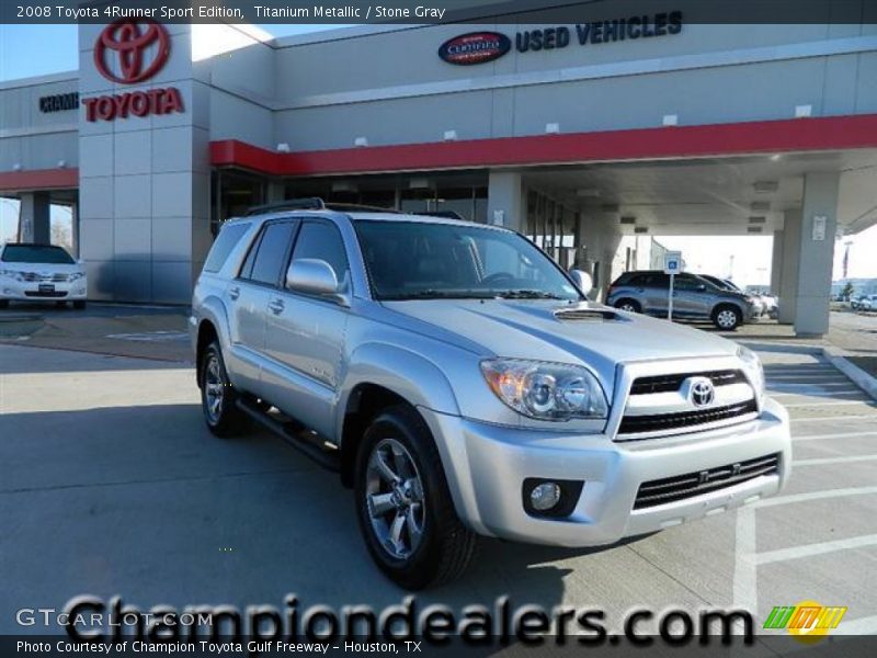 Titanium Metallic / Stone Gray 2008 Toyota 4Runner Sport Edition