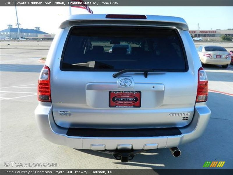 Titanium Metallic / Stone Gray 2008 Toyota 4Runner Sport Edition