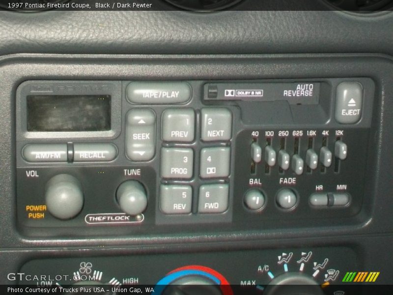 Audio System of 1997 Firebird Coupe
