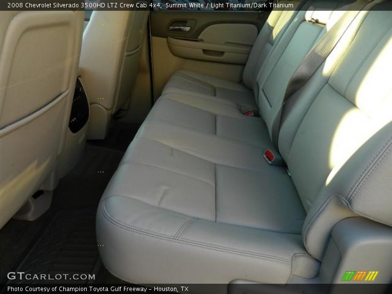 Summit White / Light Titanium/Dark Titanium 2008 Chevrolet Silverado 3500HD LTZ Crew Cab 4x4