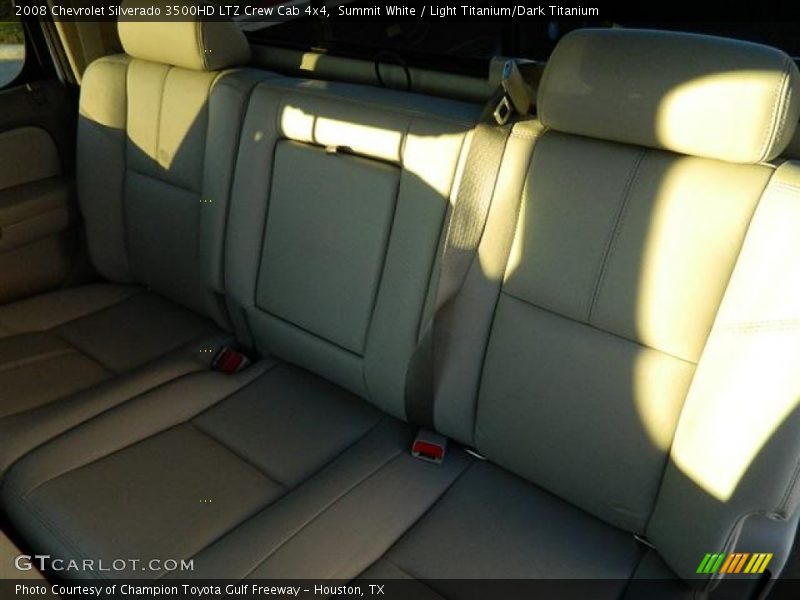 Summit White / Light Titanium/Dark Titanium 2008 Chevrolet Silverado 3500HD LTZ Crew Cab 4x4