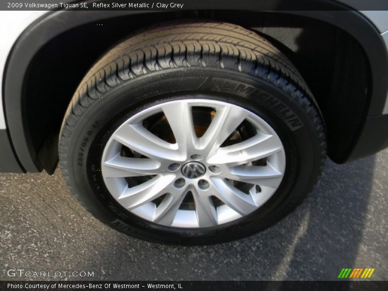 Reflex Silver Metallic / Clay Grey 2009 Volkswagen Tiguan SE